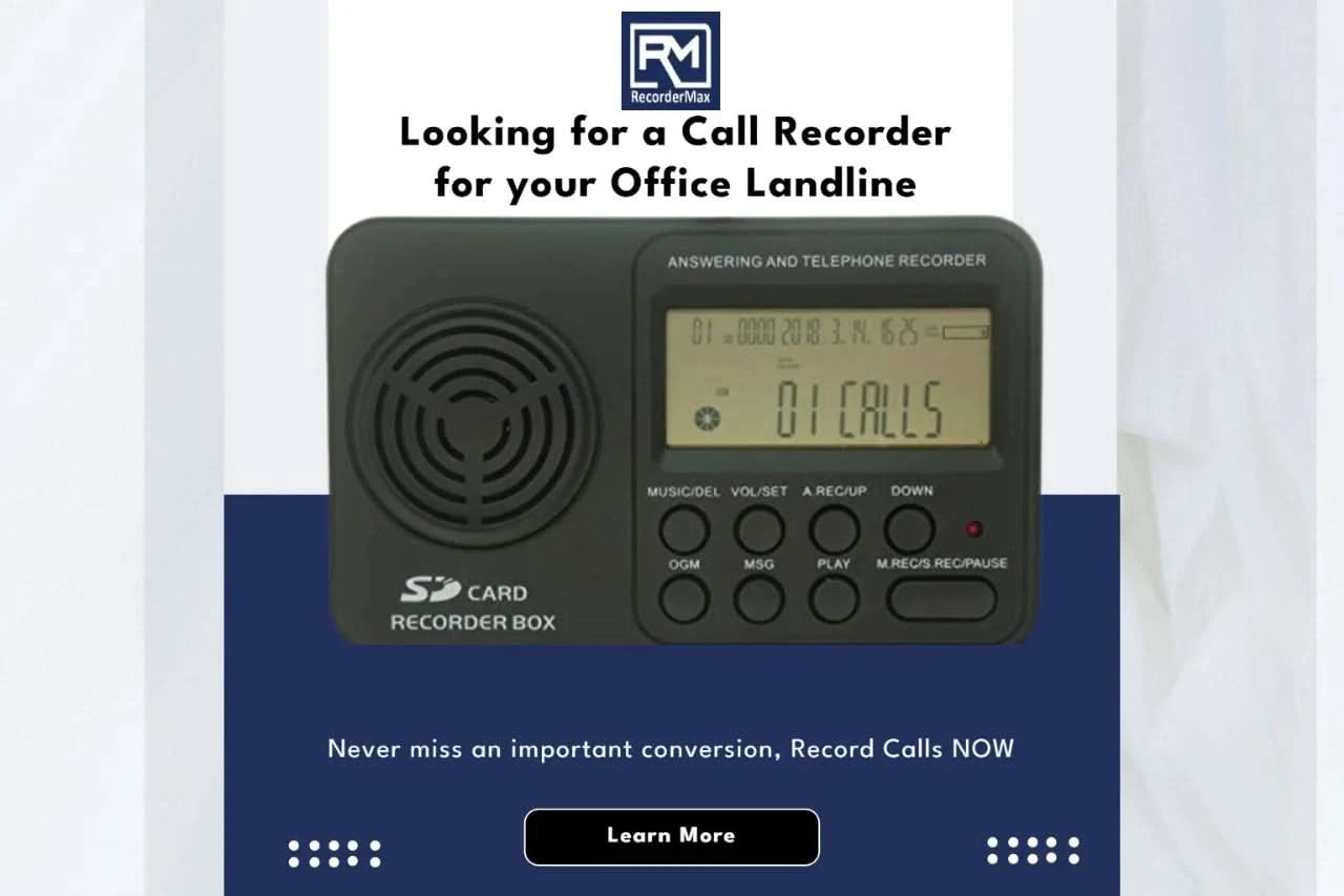 TR500 Landline Phone Call Recorder