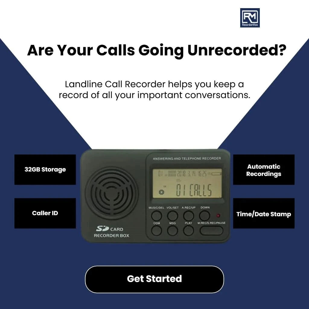 TR500 Landline Phone Call Recorder