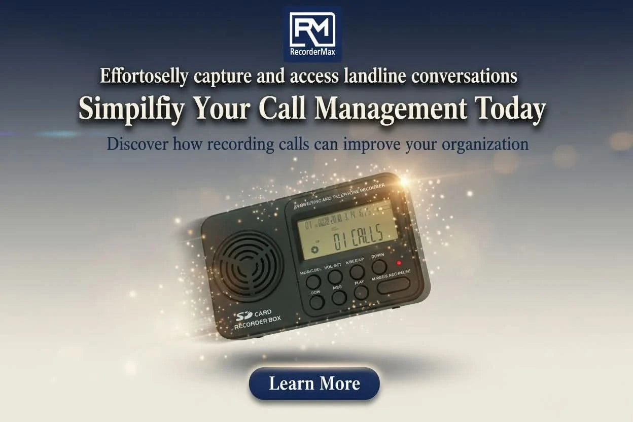 TR500 Landline Phone Call Recorder